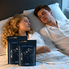Breathable anti-snoring nasal strips for nighttime comfort and airflow